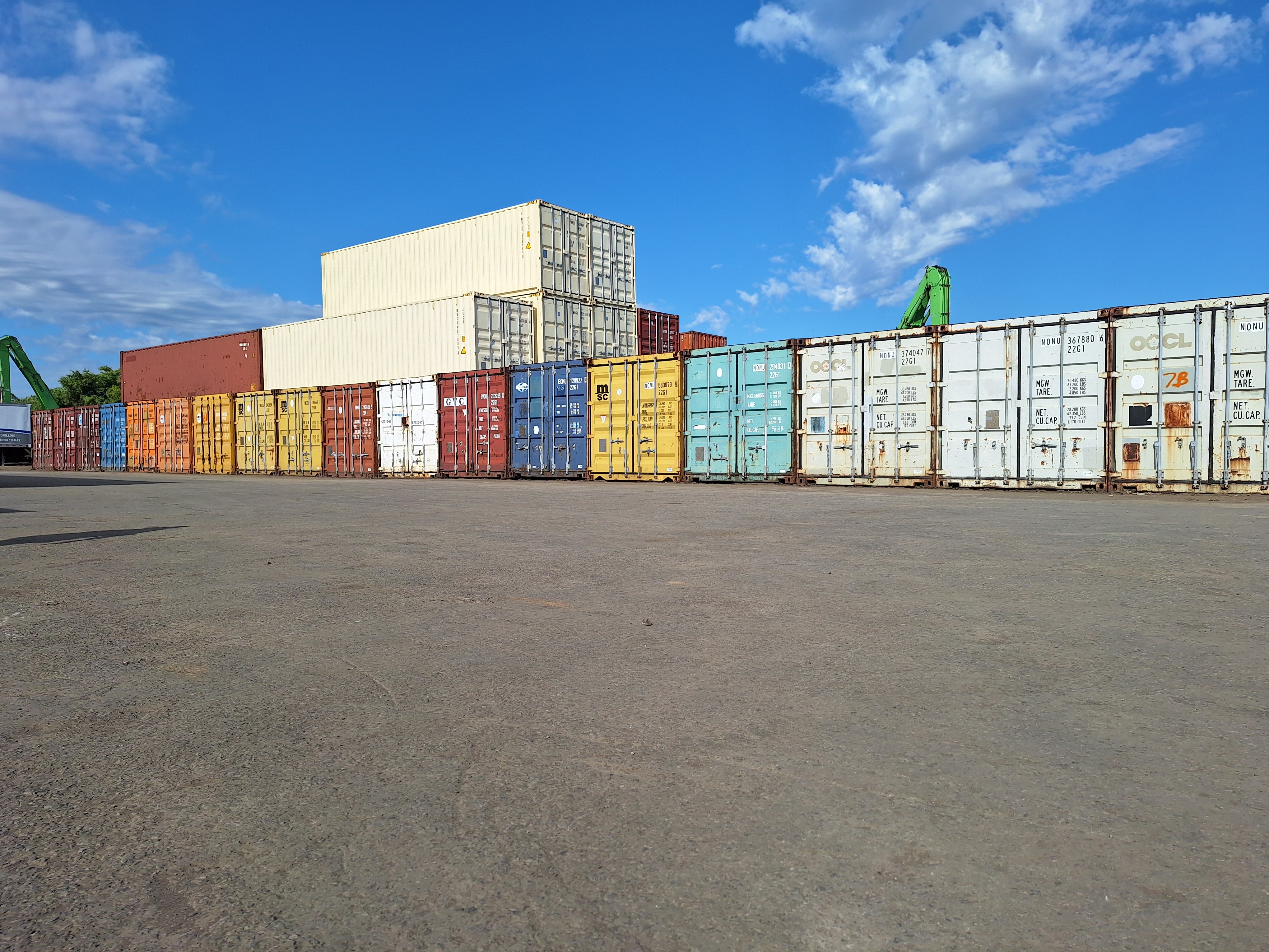 CY- Daily container storage for loaded. 