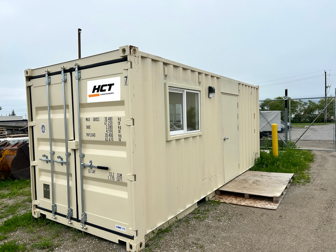 20 FT Mobile Office Container | Rent or Buy in Ontario – HCT Containers
